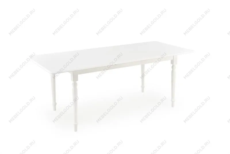 Стол обеденный Halmar NELSON 160 (белый/белый) | изображение 3