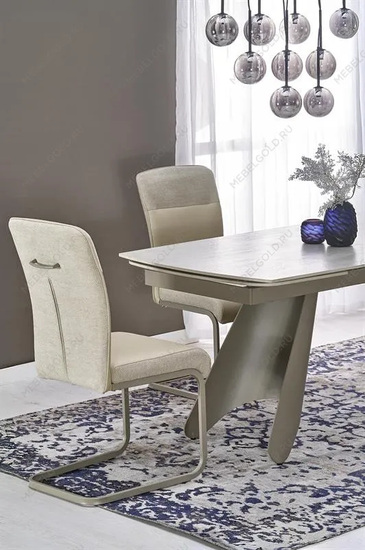 Стол обеденный Halmar SALIX 180 (травертин/кашемир) | изображение 15