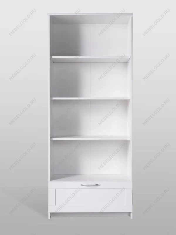 Стеллаж Сириус, 1 ящик, 78х35х190 см, белый | изображение 7