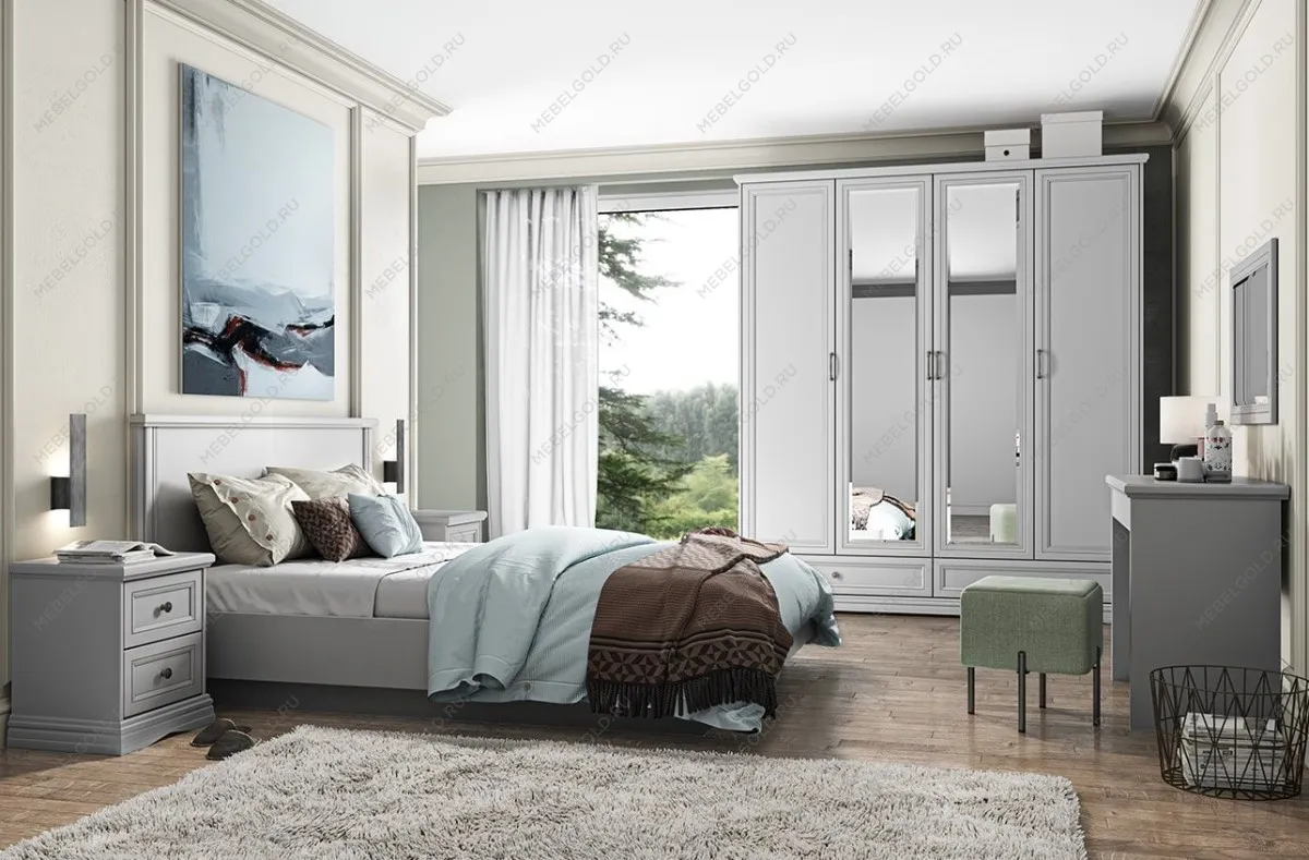 Стол туалетный Валенсия 1S серый | изображение 2