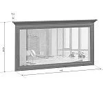 Зеркало Кентаки LUS/155 каштан | изображение 3