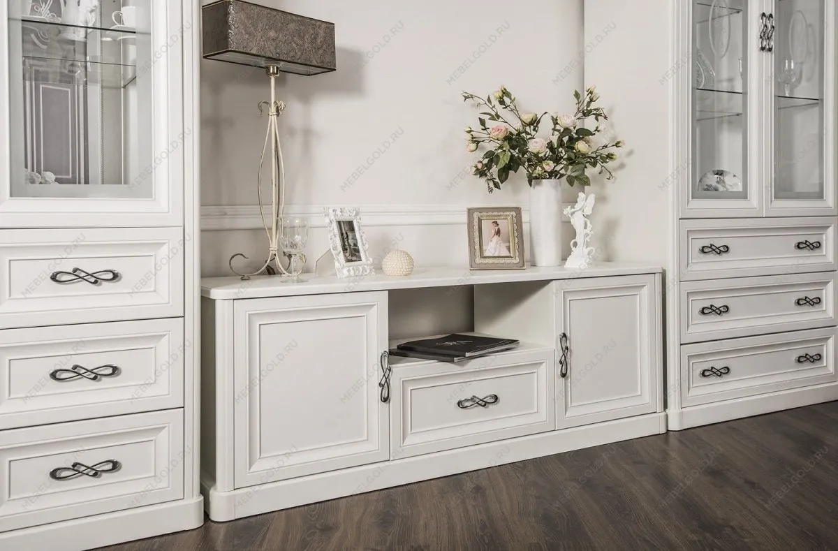 Витрина Мишель 2-ств белый матовый | изображение 2