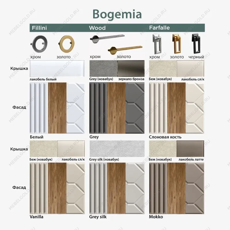 Тумба под телевизор 1.6м Bogemia Woodline Fi (Ваниль) (Novabuk/Хром) БМТ-1(Fi) | изображение 1