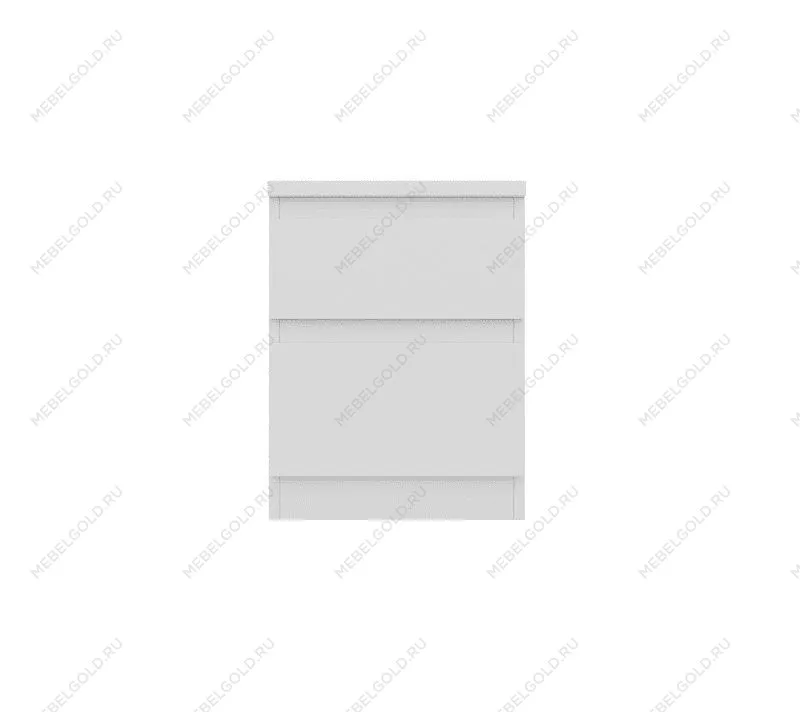 КАСТОР (KULLEN) тумба ИКЕА / IKEA 2 ящика белая | изображение 1