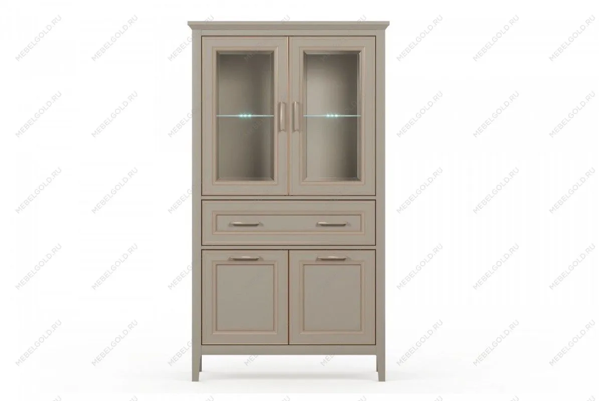 Шкаф-витрина Классик REG2W2D1S/170 с подсветкой
