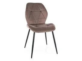 Стул кухонный Signal RICK Velvet Bluvel 38 (капучино/черный)