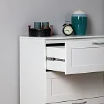 Комод Сириус, 4 ящика, 78х41х123 см, белый | изображение 3