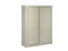 Шкаф-купе 2-х дверный, Сиена (1814*654*2304), двери глухие, Береза бежевая