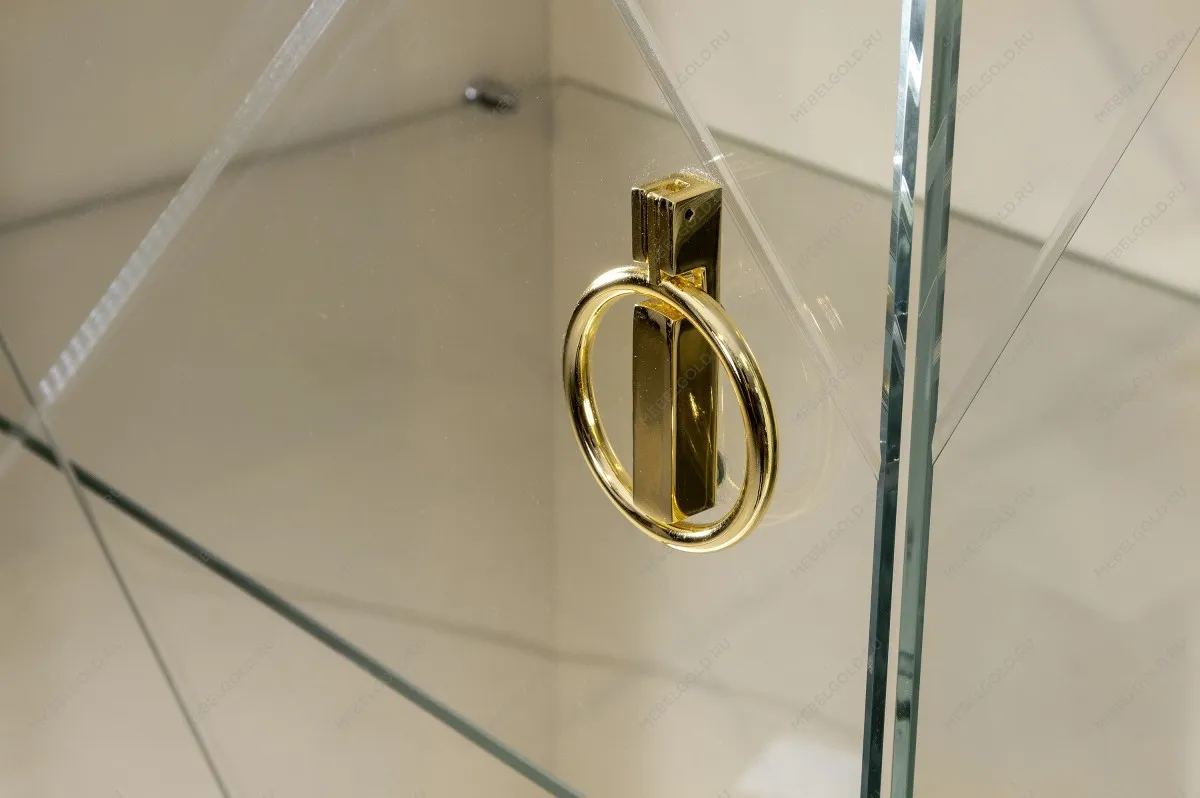 Журнальный столик с ящиком Римини (Белый/Золото) РМСТ-2 | изображение 1