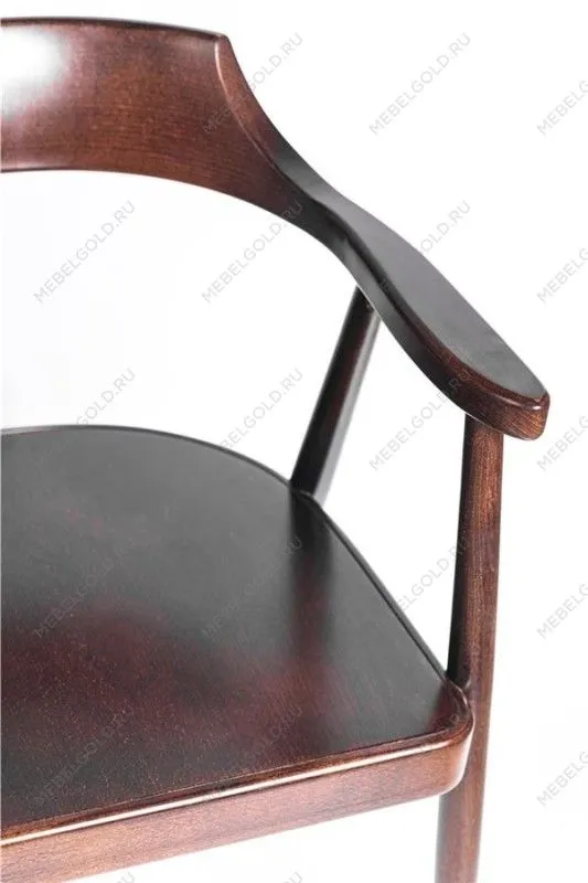 Полукресло венское Mercurius (темный орех) жесткое сиденье | изображение 4