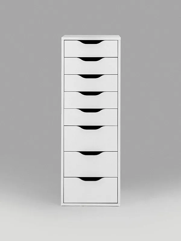 Комод Ингар, 8 ящиков, 36x102x53 см, белый | изображение 6