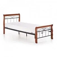 Кровать Halmar VERONICA 90 (черешня античная/черный)