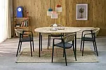 Стол обеденный Halmar PIVOT 102 (дуб артизан/черный) | изображение 1