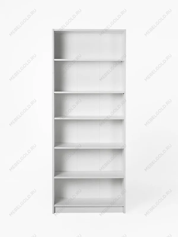 Стеллаж Варма, 6 полок, 78х198х28 см, белый | изображение 5