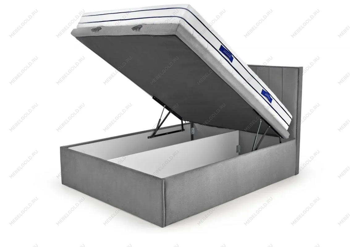 Кровать Halmar ASENTO (серый) 160/200 | изображение 1