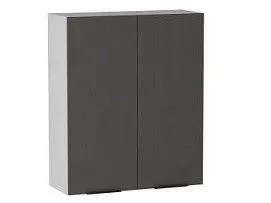 Шкаф 960 2-х дверный ШГ-80, Ватель (800*316*960) Экокожа Серый, 24563
