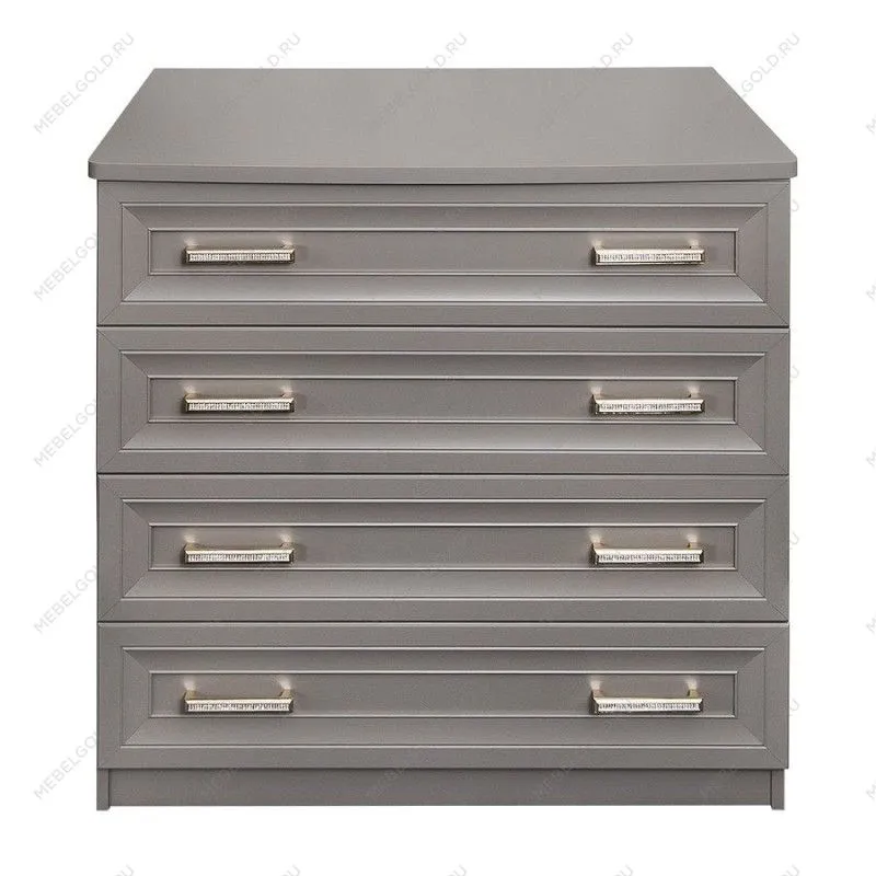 Комод Мокко 4 ящика серый камень | изображение 1