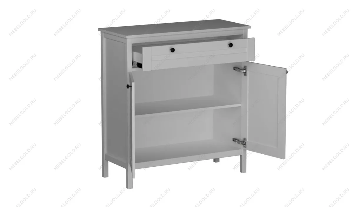 Тумба высокая широкая, Фрея (932*399*1004) Белый, 50706 | изображение 1