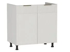 Стол под мойку СМ-80, Берта (800*525*820) Экокожа Белый, 25316