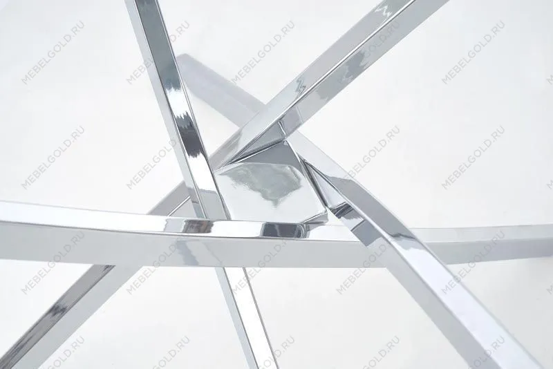 Стол обеденный Halmar RAYMOND (прозрачный/хром) | изображение 2