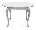 м. Марьина Роща - Стол Натали круглый белый глянец | изображение 2