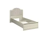 Кровать (каркас) Люкс 900, Сиена (1094*2110*1090) Береза бежевая, 12348 | изображение 1