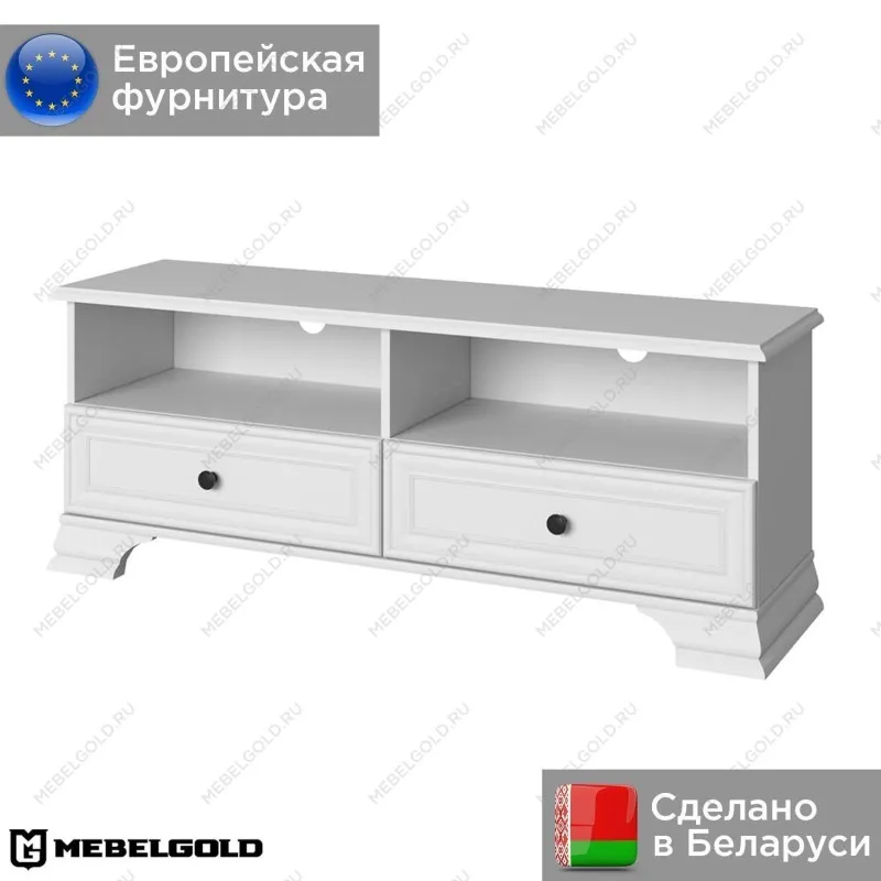 Тумба Тиффани RTV 2S2N белый | изображение 1