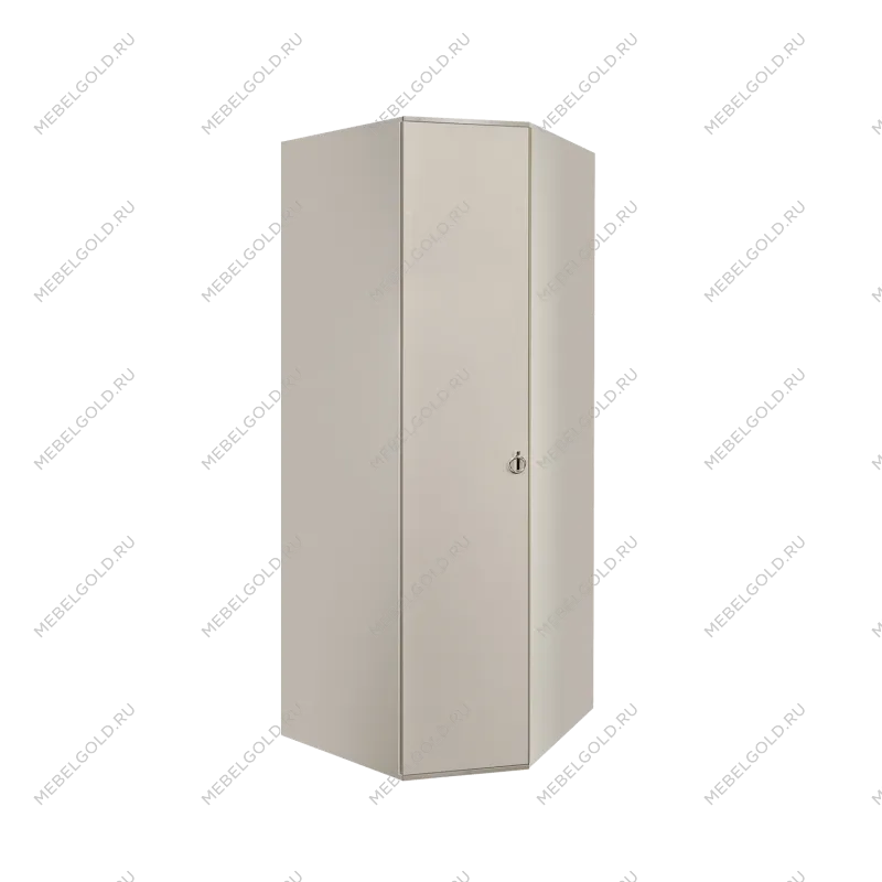 Шкаф угловой Римини (Слоновая кость/Серебро) РМШУ2/1