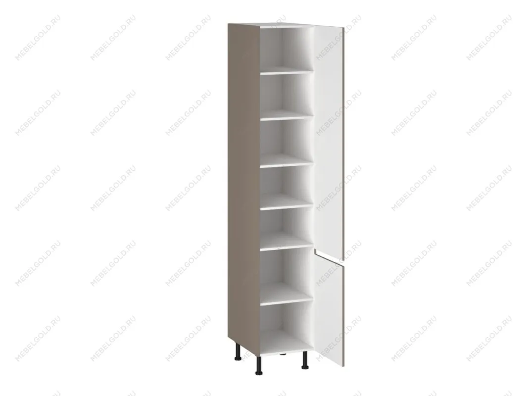 Шкаф-пенал 960 ПГ-45 бока МДФ, Виста (450*586*2456) Мокко, 25485 | изображение 1