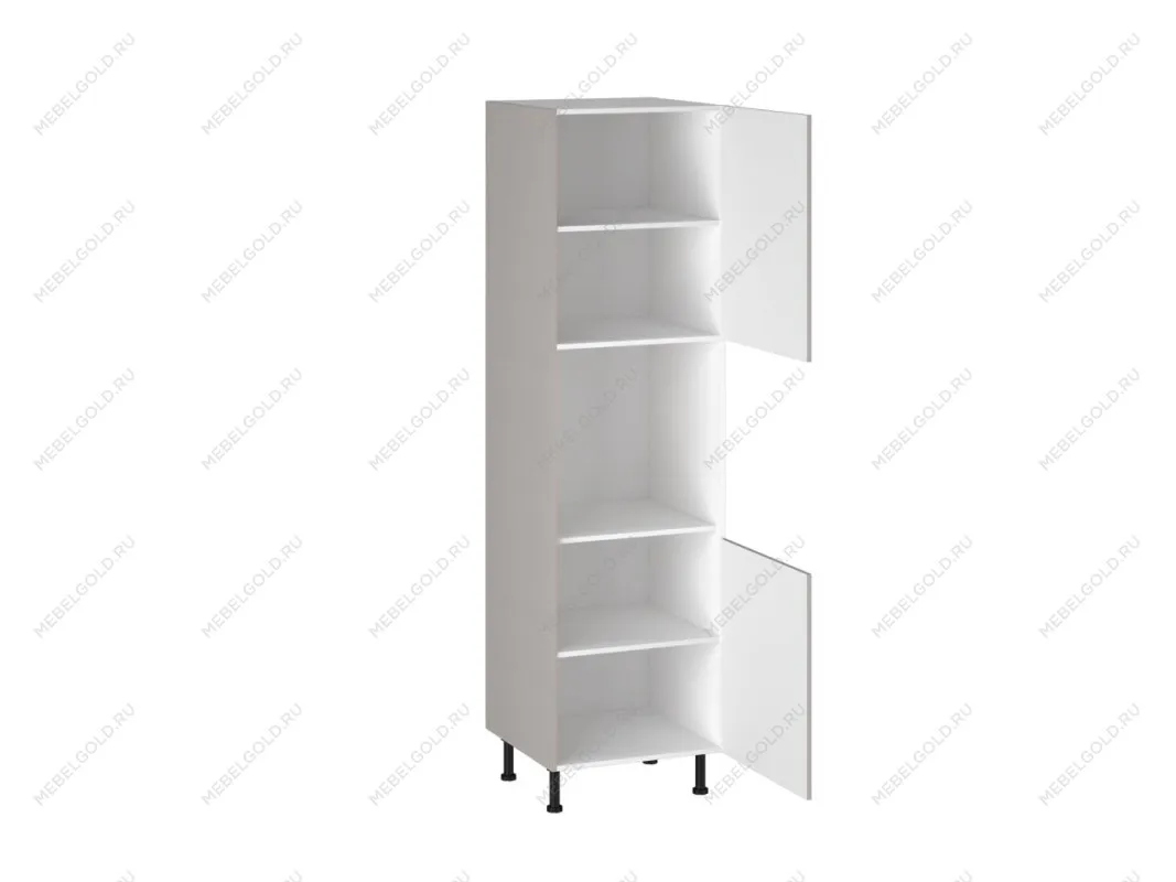 Шкаф-пенал ПГ-60 бок левый МДФ, Виста (600*586*2216) Экокожа Бежевый, 26471 | изображение 1