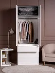 Шкаф распашной Варма СТОР, 80х57х222 см, белый | изображение 2