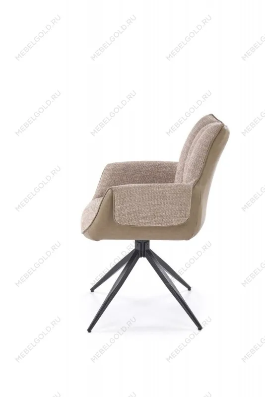 Стул кухонный Halmar K579 поворотный (коричневый/черный) | изображение 2