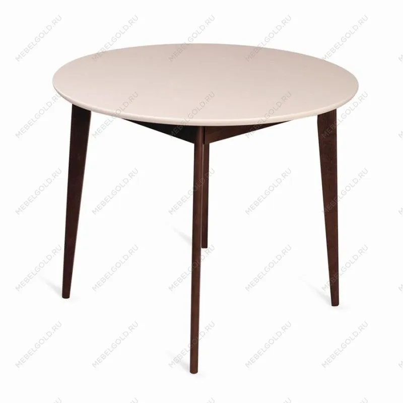 Стол Рэй-d900 (темный тон/слоновая кость 9001) Круглый | изображение 2