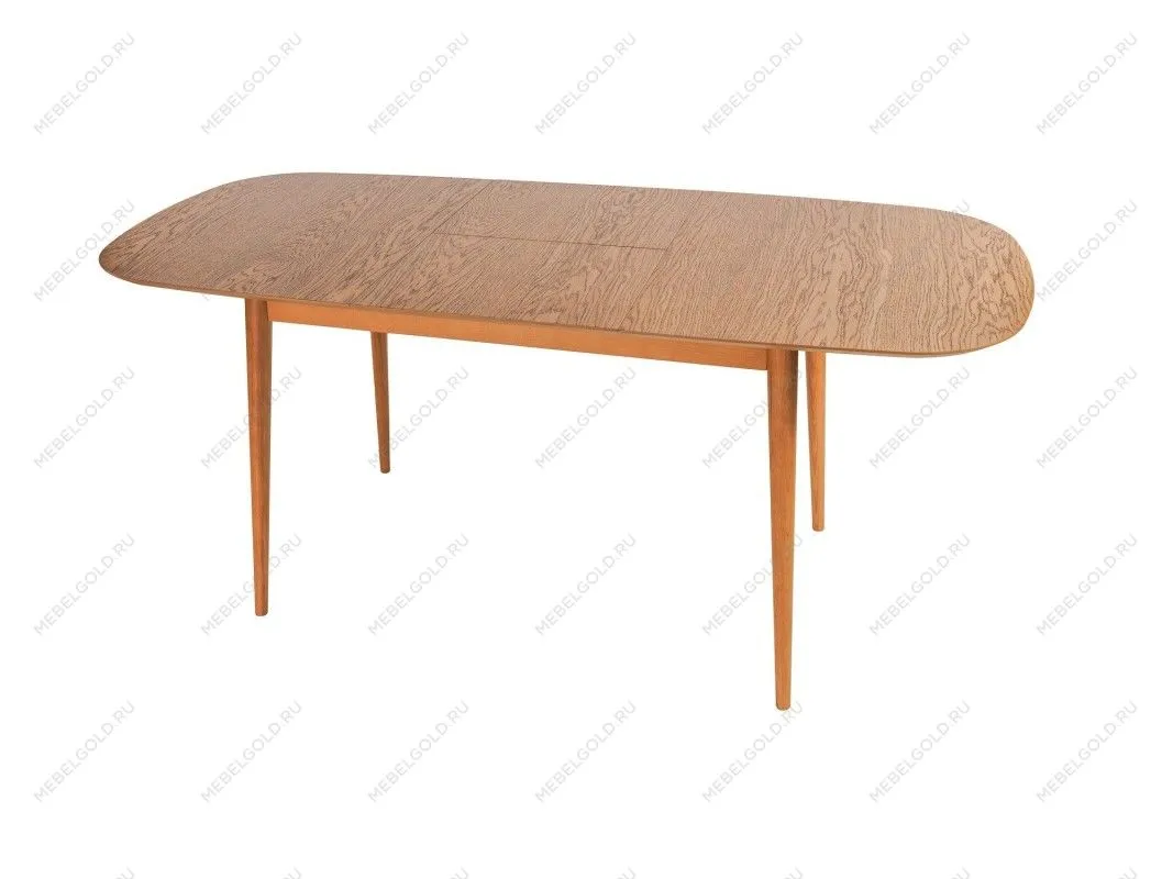 Стол обеденный KADIS раскладной 160/225 (Дуб натуральный с патиной темный орех) | изображение 4