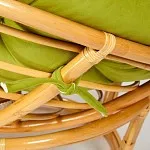 Кресло Papasan с подушкой Светлый мед, флок | изображение 2