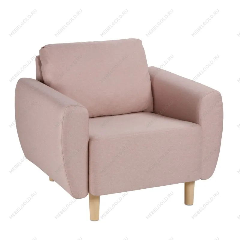 Кресло для отдыха ТУЛИСИЯ, 90х86х70 см, пастельно-розовый | изображение 1