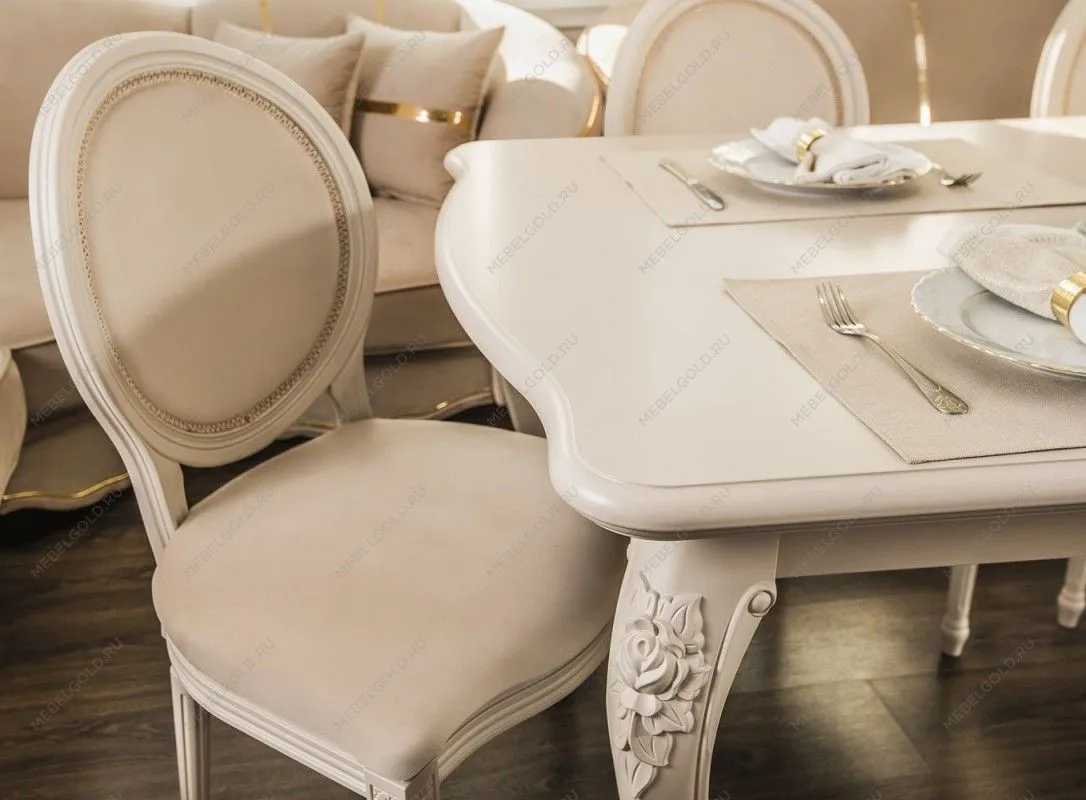 Стол Мокко прямоугольный бежевый | изображение 9