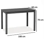 Стол обеденный Signal GALANT (серый) 100 | изображение 1