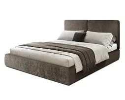 Кровать Natura 1.6 м, с подъемным механизмом Шенилл (Monblan) 515, НТКР-1[3]