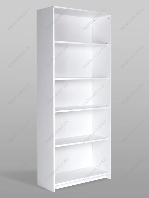 Стеллаж Сириус, 5 полок, 78х35х190 см, белый | изображение 7