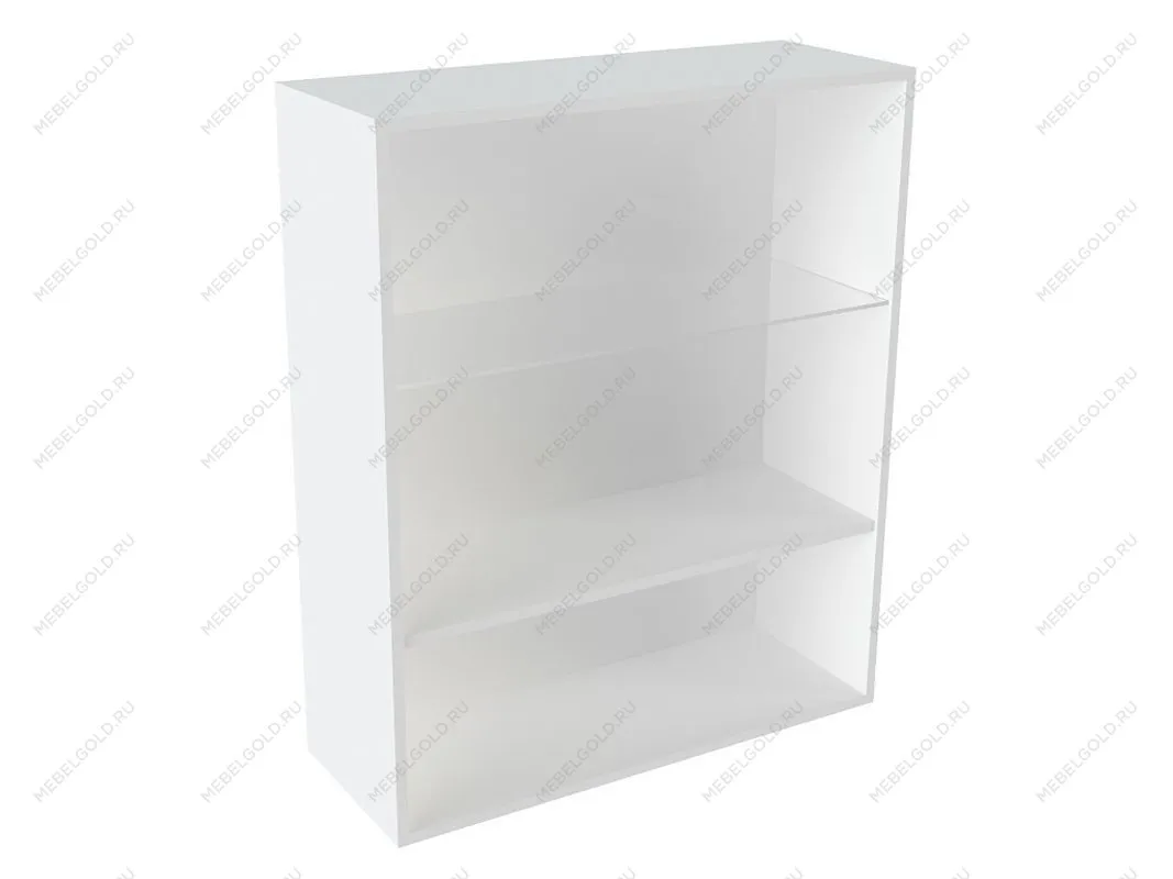 Шкаф со стеклом ШСТ-80, Бьянка (800*320*960) Белый, 21133 | изображение 1