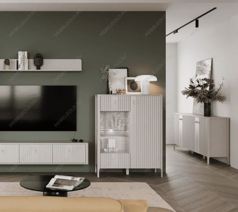 Тумба-комод Далия KOM2D3S персидский жемчуг | изображение 4