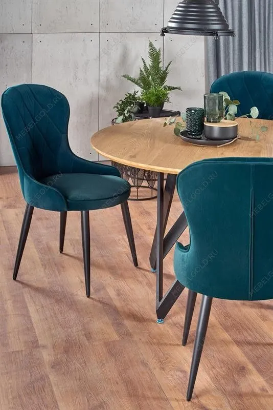 Стол обеденный Halmar MOZAMBIK (дуб золотой/черный) | изображение 11