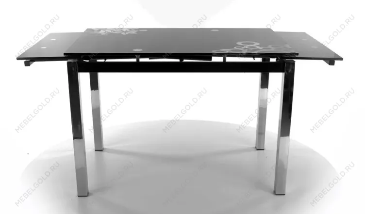 Стол обеденный Signal GD-017 110 раскладной (черный) | изображение 1