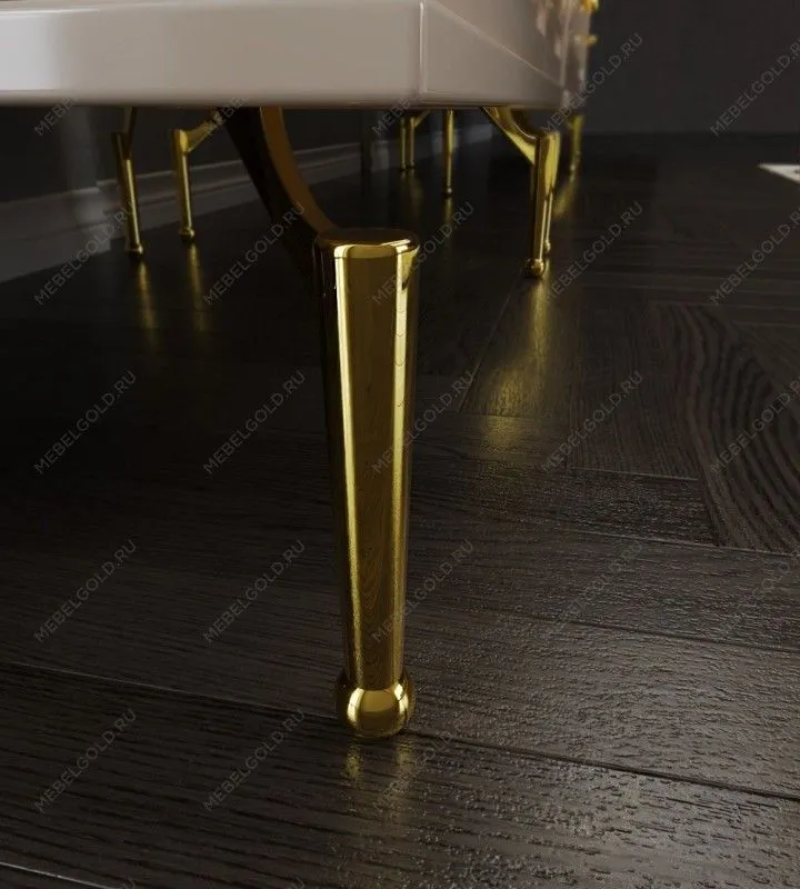 Витрина Замира 2-ств низкая бежевый | изображение 4