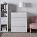 Варма Прайм 4 комод 80x100x48, белый | изображение 3