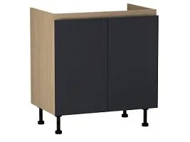 Дуб Палермо/Синий матовый