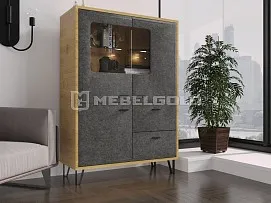 Тумба Грейс KOM2W1D2S с подсветкой