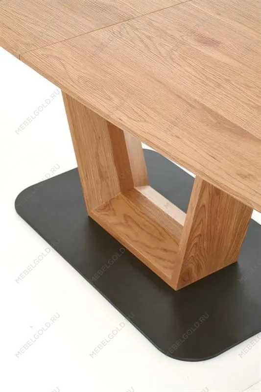 Стол обеденный Halmar BLACKY раскладной (золотой дуб) | изображение 5