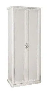 Шкаф Мишель 2-дверный без зеркал белый матовый